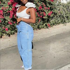 Nostalgia vintage thick jeans